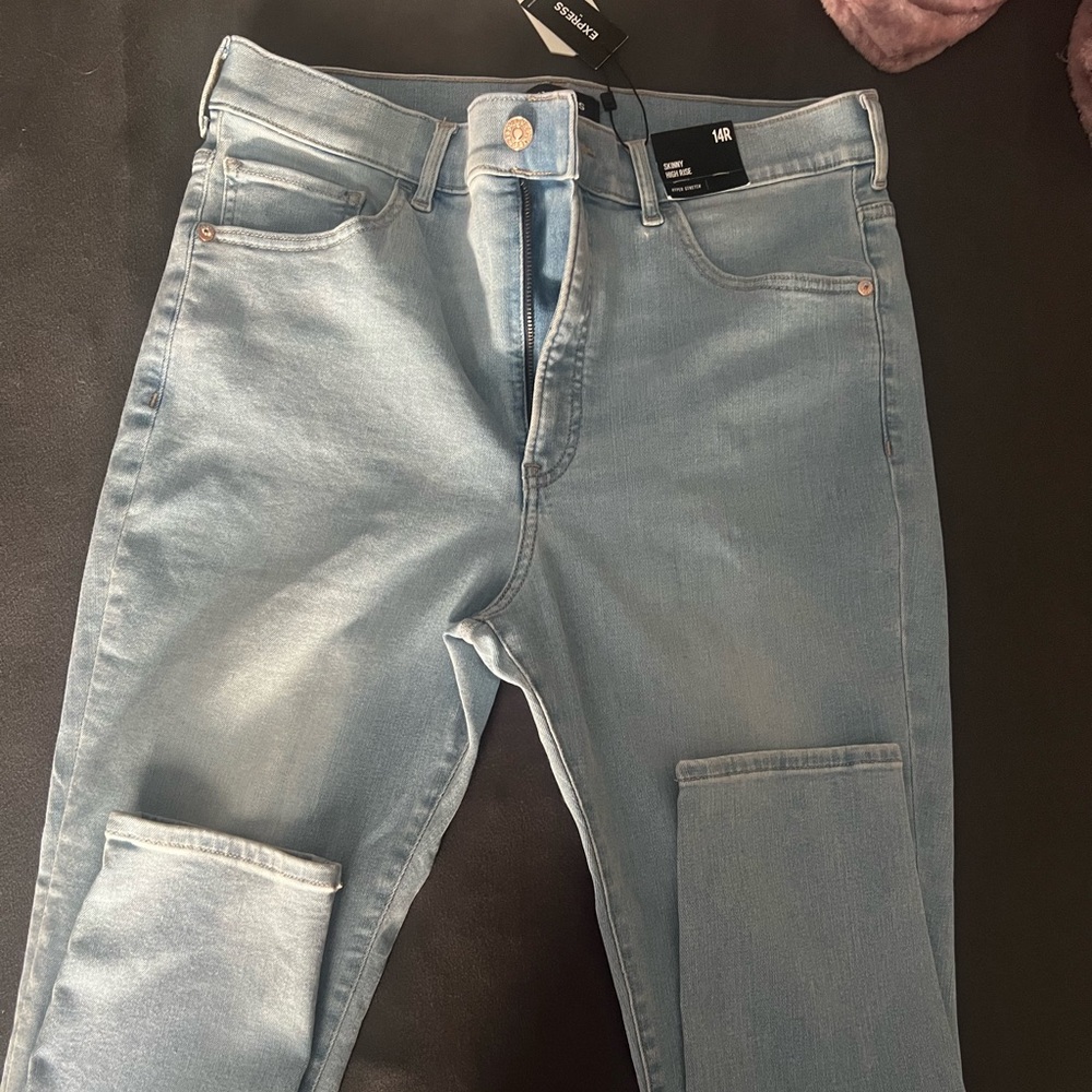 NWT skinny high rise hyper stretch size 14R from express
